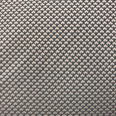 Amira fabric in color Ocean showcasing fabric two tone floral jacquard drapery & curtain fabric.