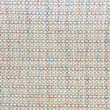 Bedford fabric in color Ivory showcasing fabric multicolor woven linen upholstery fabric.