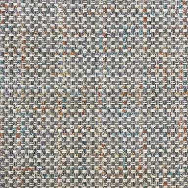 Bedford fabric in color Silver showcasing fabric multicolor woven linen upholstery fabric.
