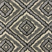 Brandis fabric in color Ebony showcasing fabric diamond jacquard velvet on linen look upholstery fabric.
