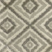 Brandis fabric in color Pewter showcasing fabric diamond jacquard velvet on linen look upholstery fabric.