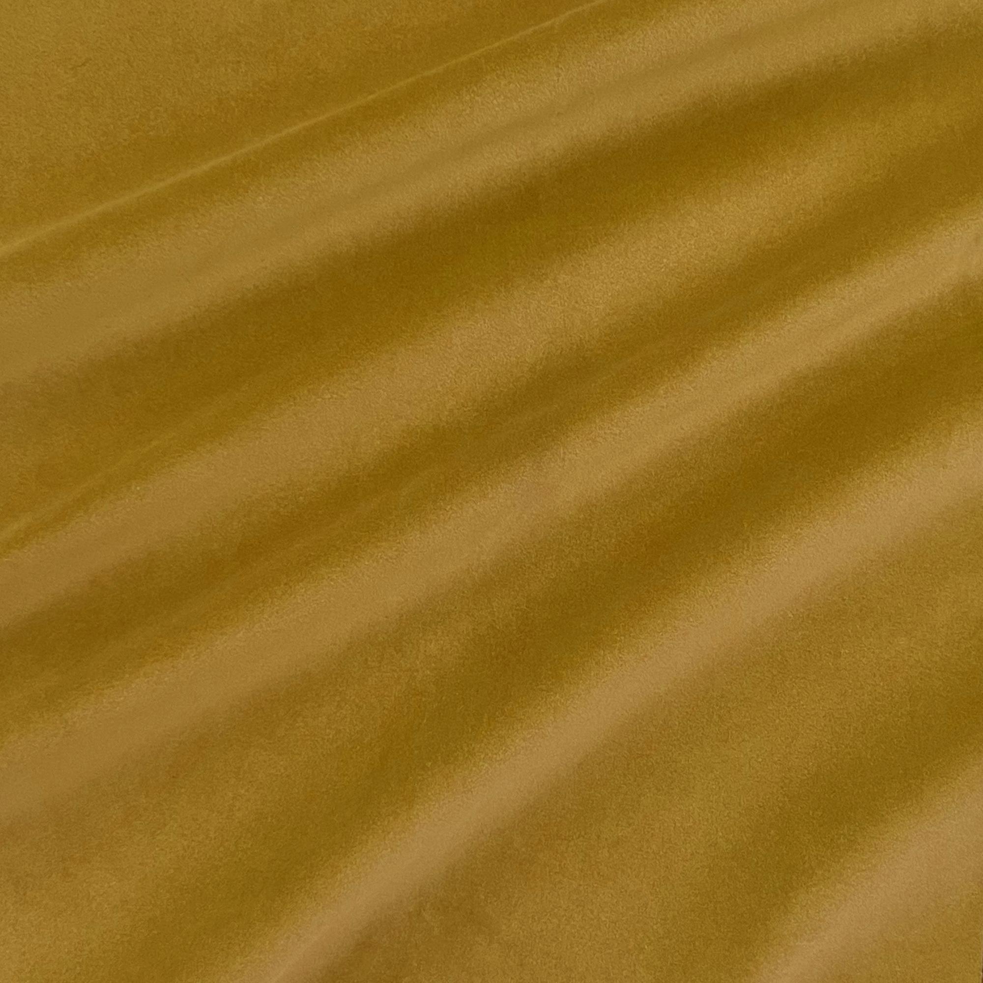 Caleb fabric in color Honey showcasing fabric solid velvet with heavy backing upholstery fabric.