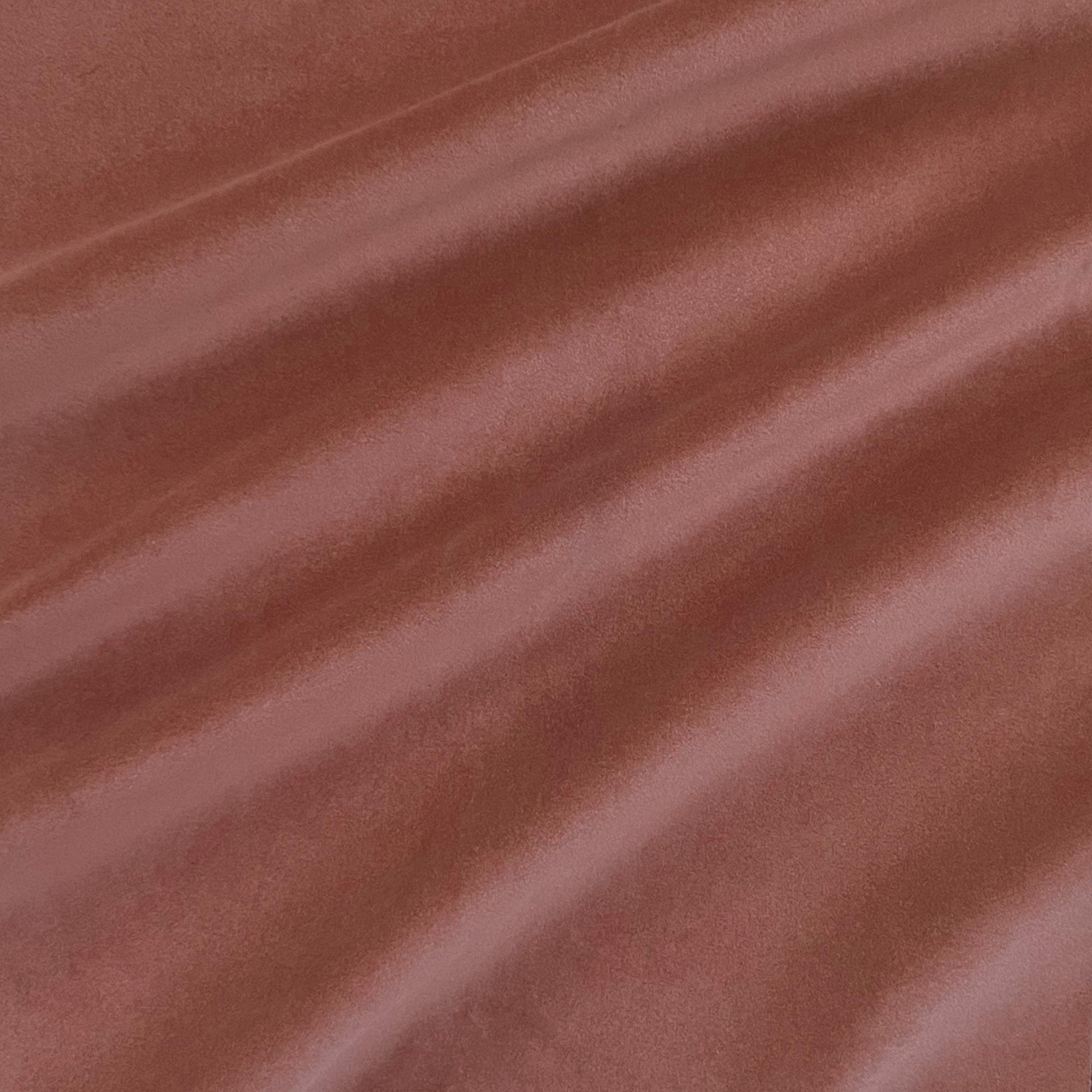 Caleb fabric in color Rose showcasing fabric solid velvet with heavy backing upholstery fabric.