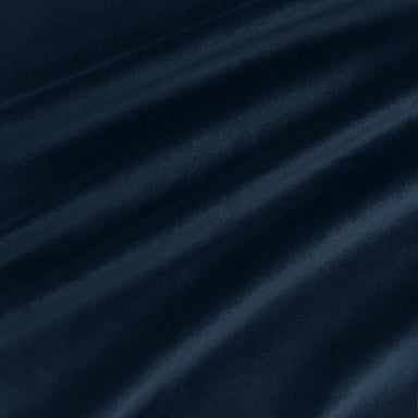 Caleb fabric in color Navy showcasing fabric solid velvet with heavy backing upholstery fabric.