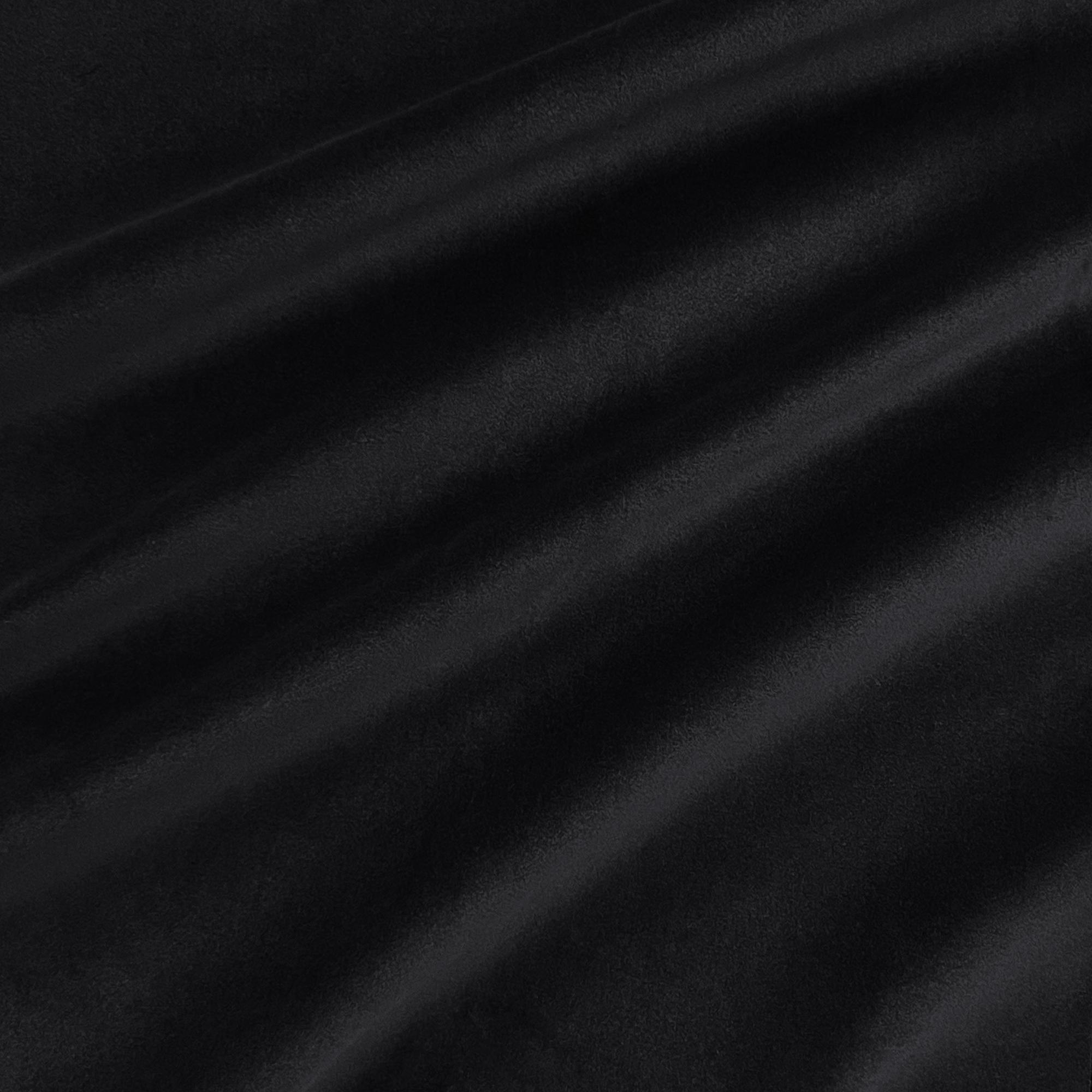 Caleb fabric in color Black showcasing fabric solid velvet with heavy backing upholstery fabric.