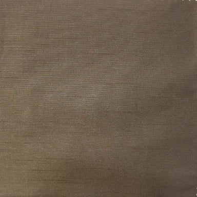 Caprice fabric in color Mocha showcasing fabric solid faux silk drapery & curtain fabric.