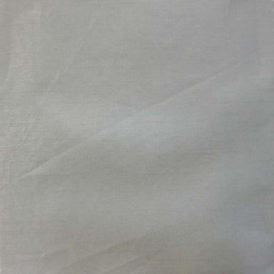 Caprice fabric in color Silver showcasing fabric solid faux silk drapery & curtain fabric.