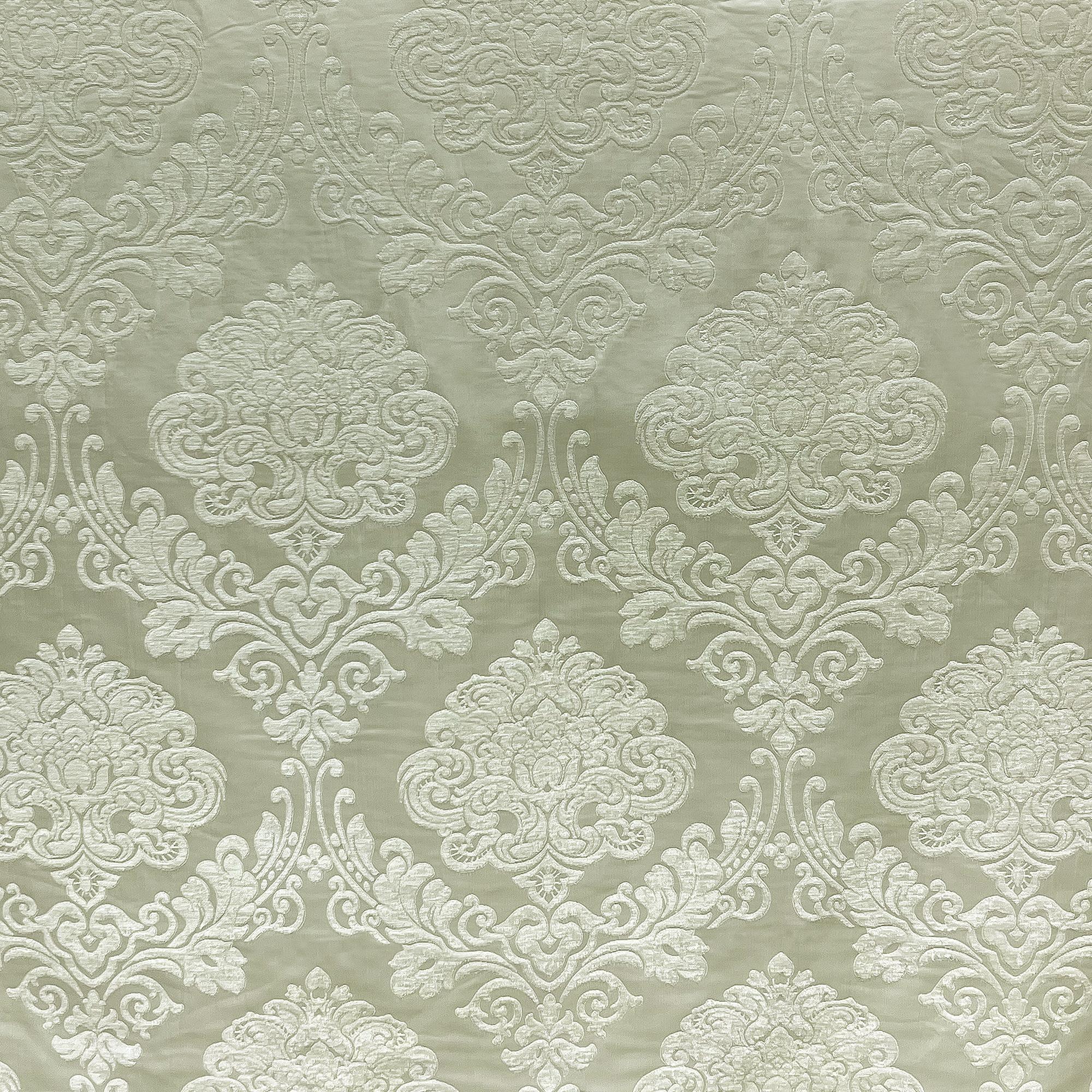 Casino fabric in color Cream showcasing fabric tonal damask upholstery fabric & drapery & curtain fabric.