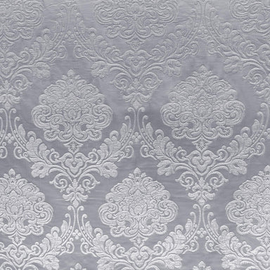Casino fabric in color Silver showcasing fabric tonal damask upholstery fabric & drapery & curtain fabric.