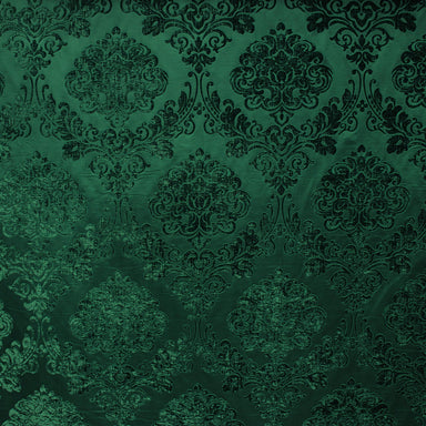 Casino fabric in color Hunter showcasing fabric tonal damask upholstery fabric & drapery & curtain fabric.