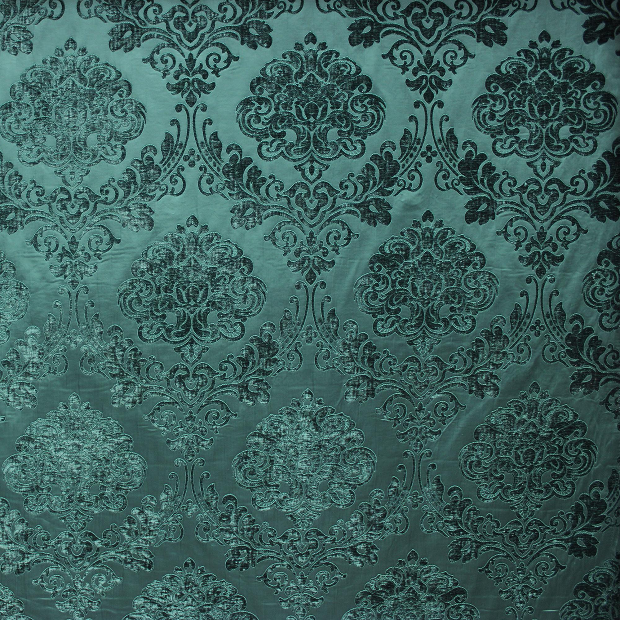 Casino fabric in color Cerulean showcasing fabric tonal damask upholstery fabric & drapery & curtain fabric.