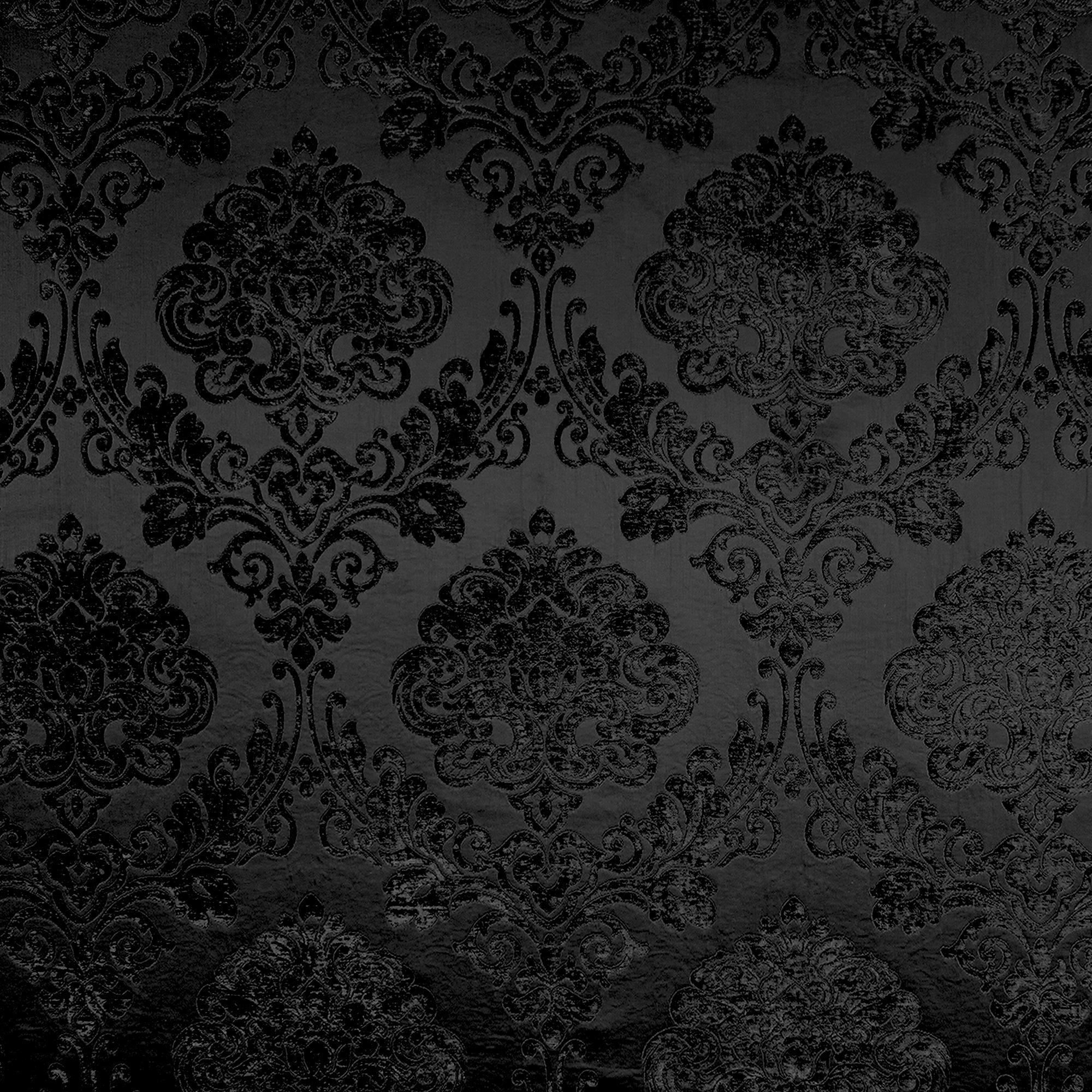 Casino fabric in color Black showcasing fabric tonal damask upholstery fabric & drapery & curtain fabric.