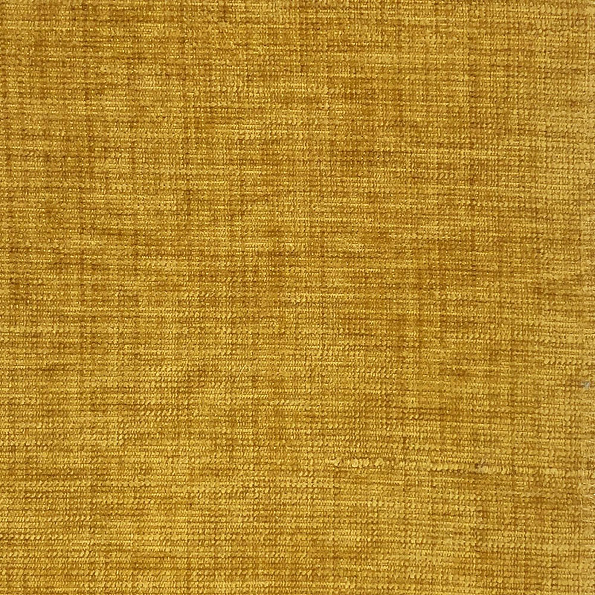Clarise fabric in color Mustard showcasing fabric solid chenille upholstery fabric & drapery & curtain fabric.