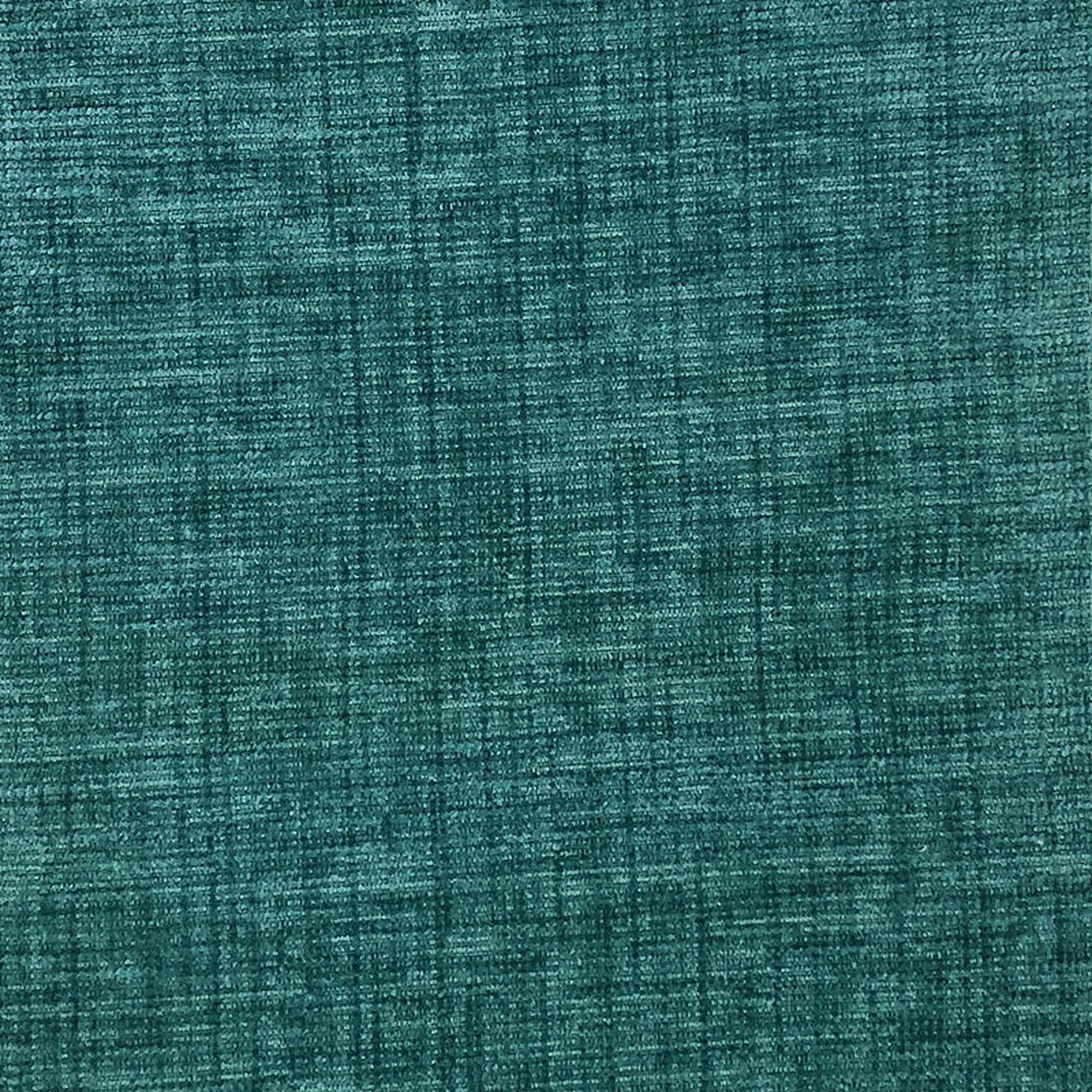 Clarise fabric in color Teal showcasing fabric solid chenille upholstery fabric & drapery & curtain fabric.
