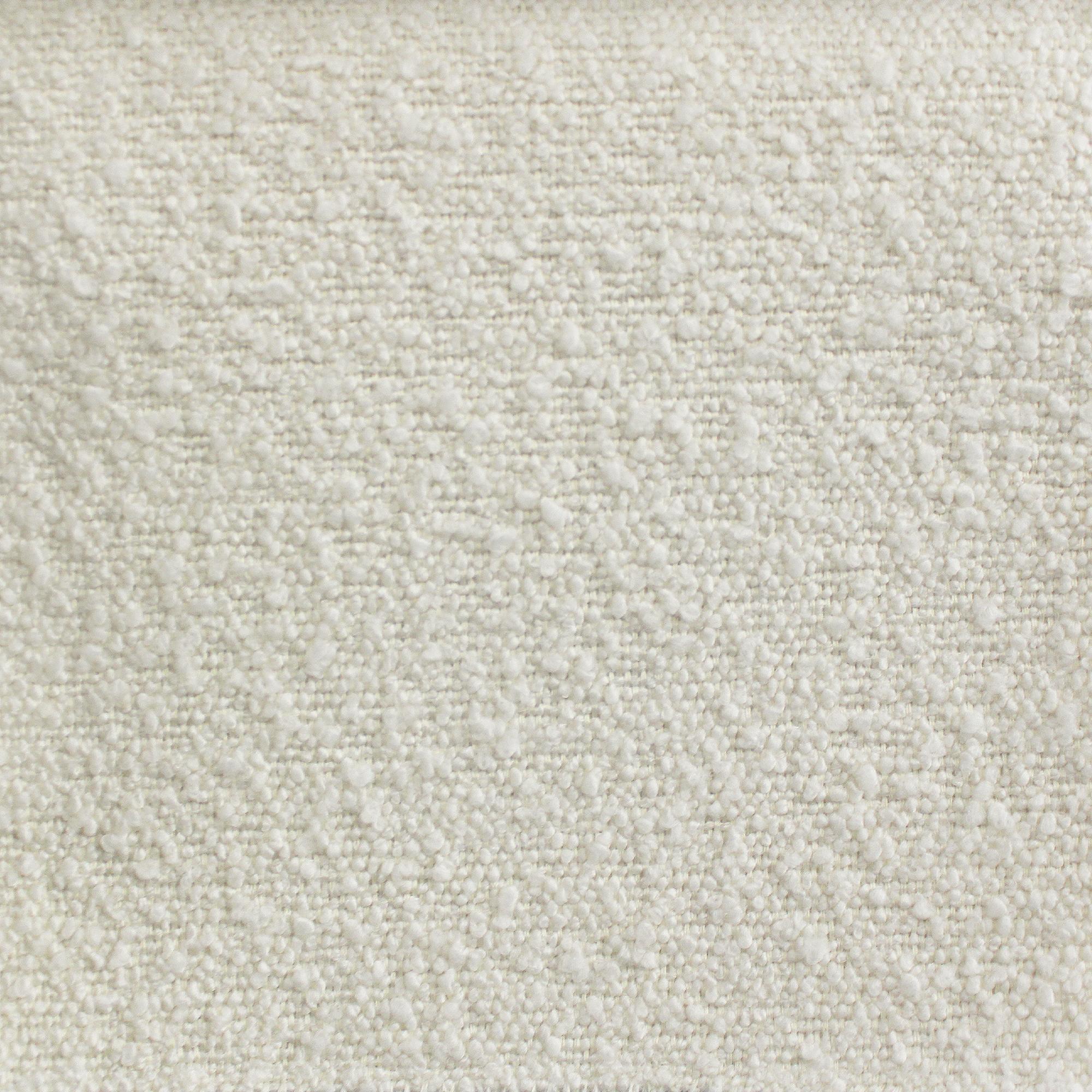Clifton fabric in color Ivory showcasing fabric textured solid linen look boucle upholstery fabric.