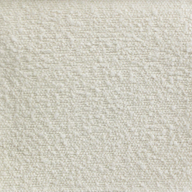 Clifton fabric in color Ivory showcasing fabric textured solid linen look boucle upholstery fabric.