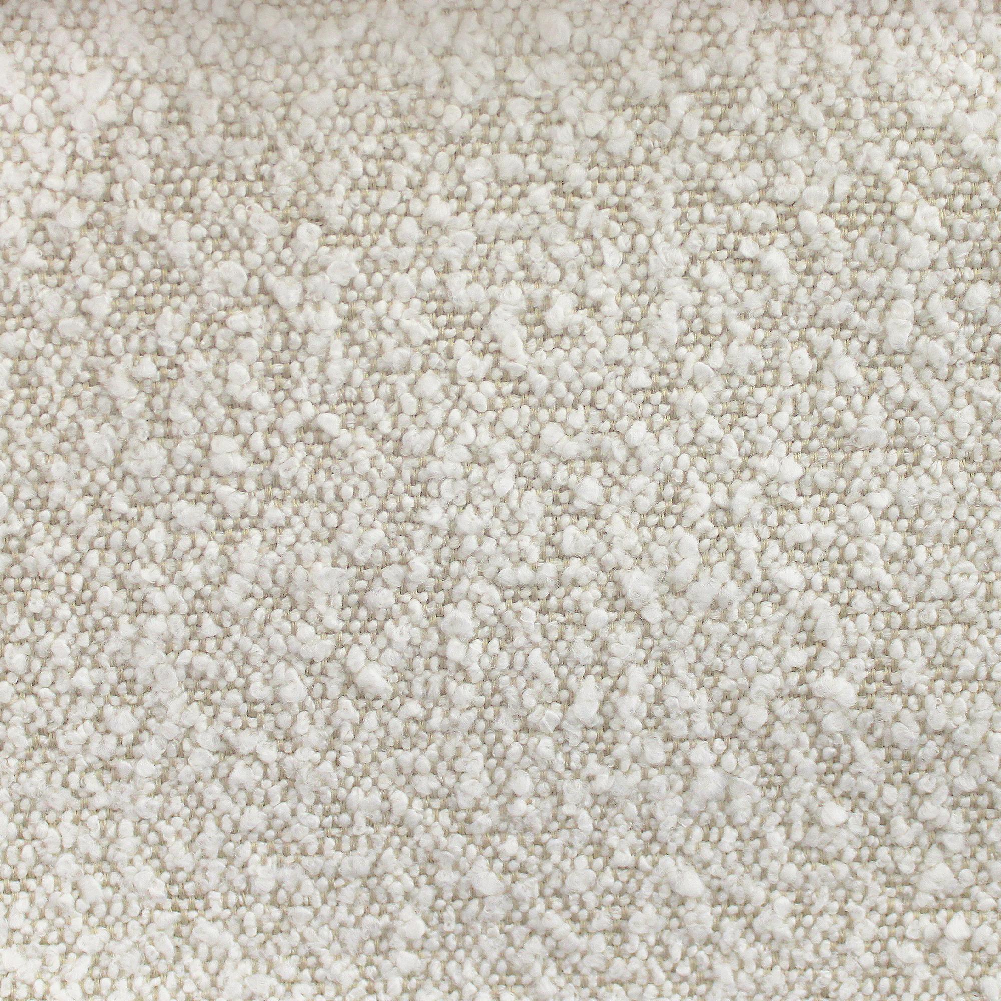Clifton fabric in color Natural showcasing fabric textured solid linen look boucle upholstery fabric.