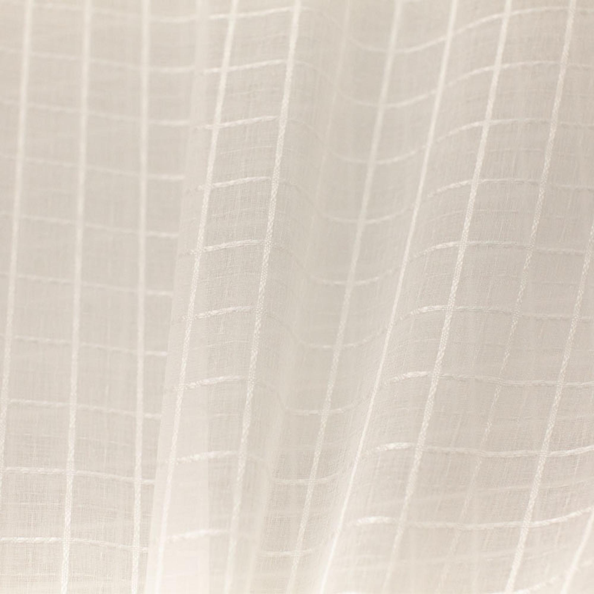 Cobb fabric in color Ivory showcasing fabric square sheer drapery & curtain fabric.