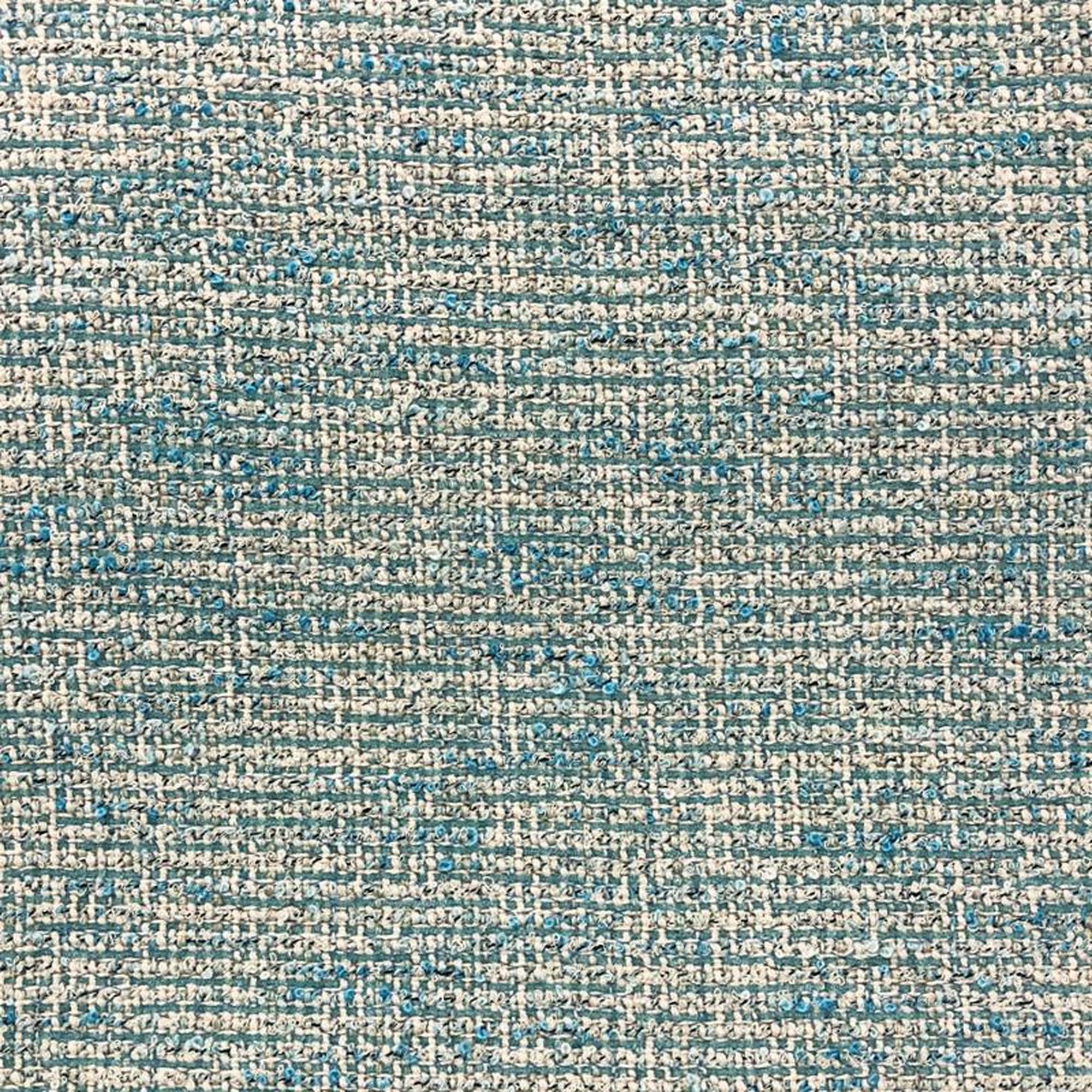 Cody fabric in color Aqua showcasing fabric multicolor linen look upholstery fabric & drapery & curtain fabric.