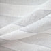 Costello fabric in color Gray showcasing fabric metallic striped sheer drapery & curtain fabric.