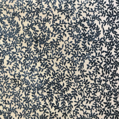 Daisy fabric in color Ocean showcasing fabric floral cut velvet upholstery fabric & drapery & curtain fabric.