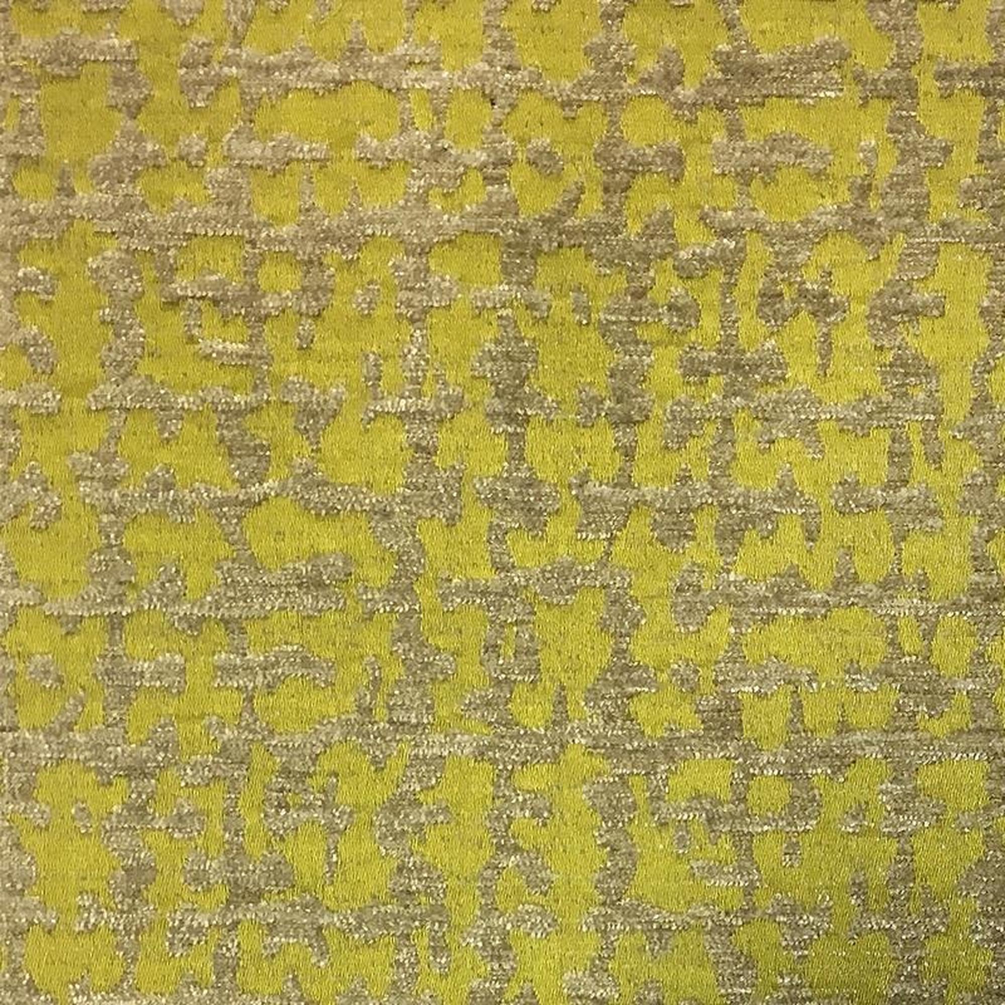 Damon fabric in color Citron showcasing fabric two tone chenille upholstery fabric & drapery & curtain fabric.