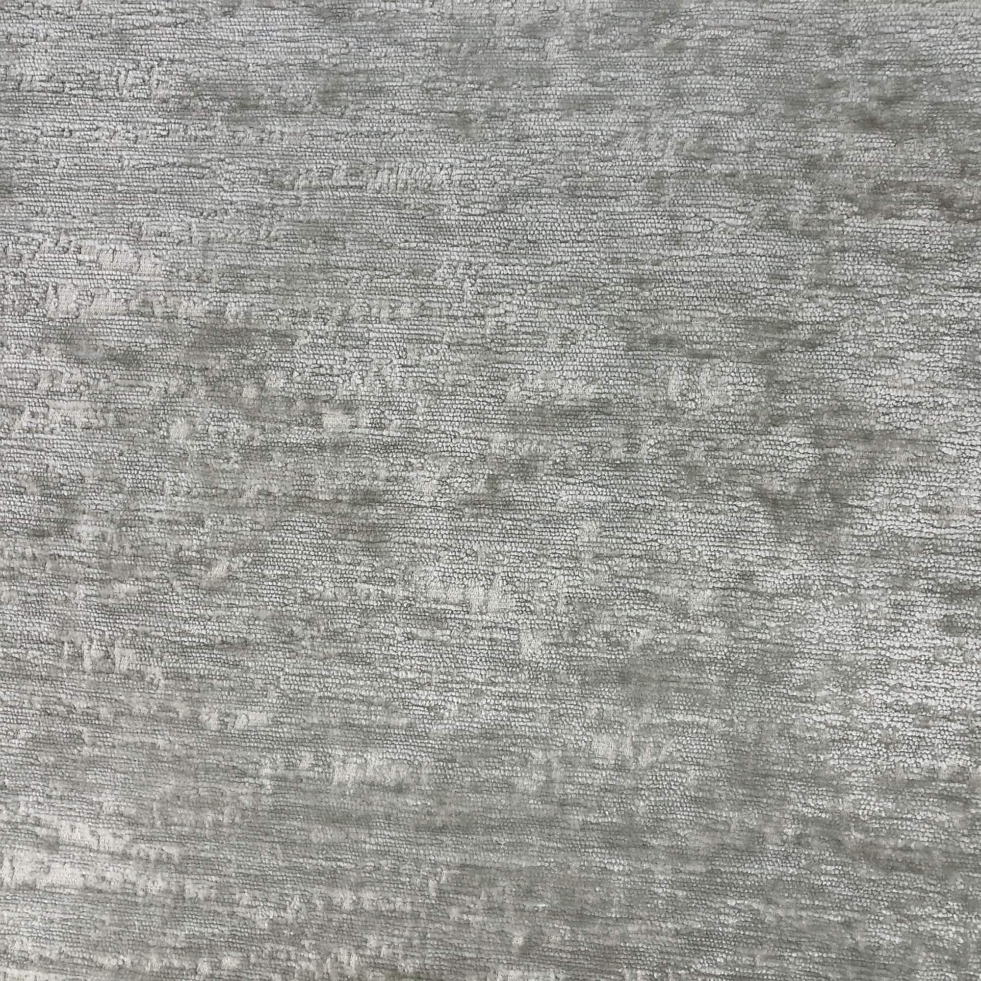 Dean fabric in color Silver showcasing fabric textured solid chenille upholstery fabric.