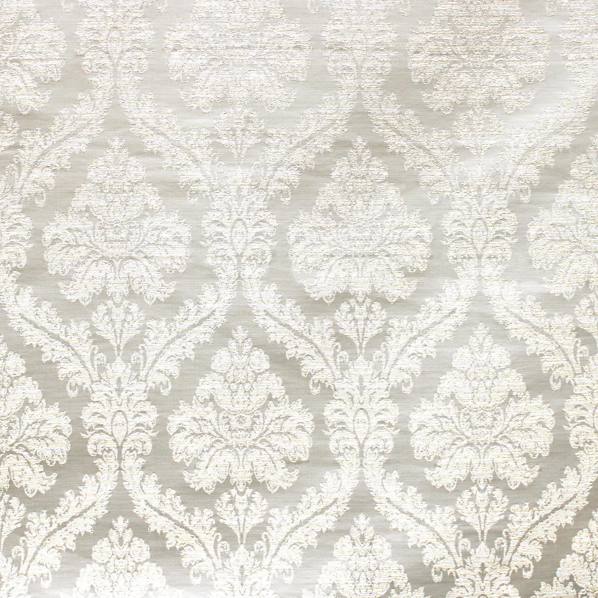 Delano fabric in color Ivory showcasing fabric traditional damask drapery & curtain fabric & table linen fabric.