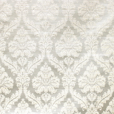 Delano fabric in color Ivory showcasing fabric traditional damask drapery & curtain fabric & table linen fabric.