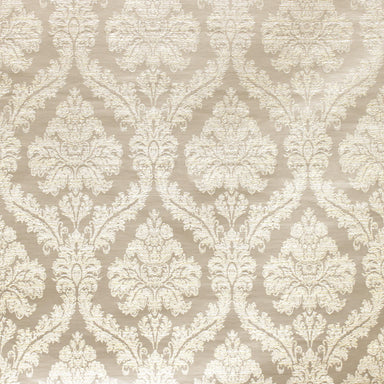 Delano fabric in color Champagne showcasing fabric traditional damask drapery & curtain fabric & table linen fabric.