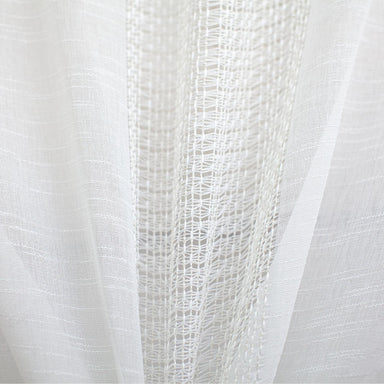 Deluca Fabric | Knit Striped Sheer Fabric| Drapery & Curtain Fabric