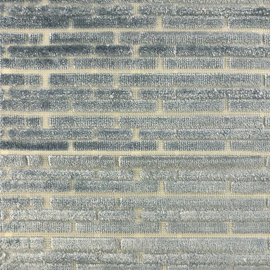 Dezi fabric in color Arctic showcasing fabric textured solid brick-like chenille upholstery fabric & drapery & curtain fabric.