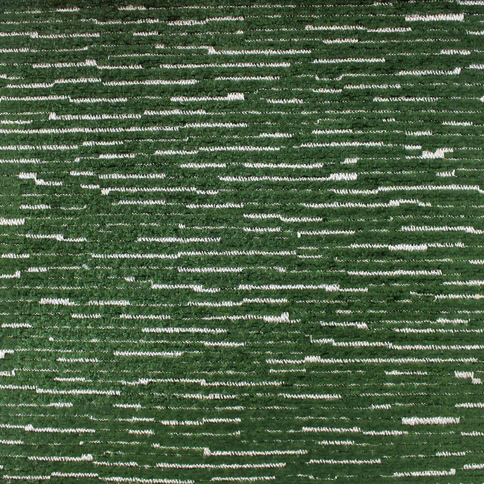 Dima fabric in color Hunter showcasing fabric striped solid chenille jacquard upholstery fabric.