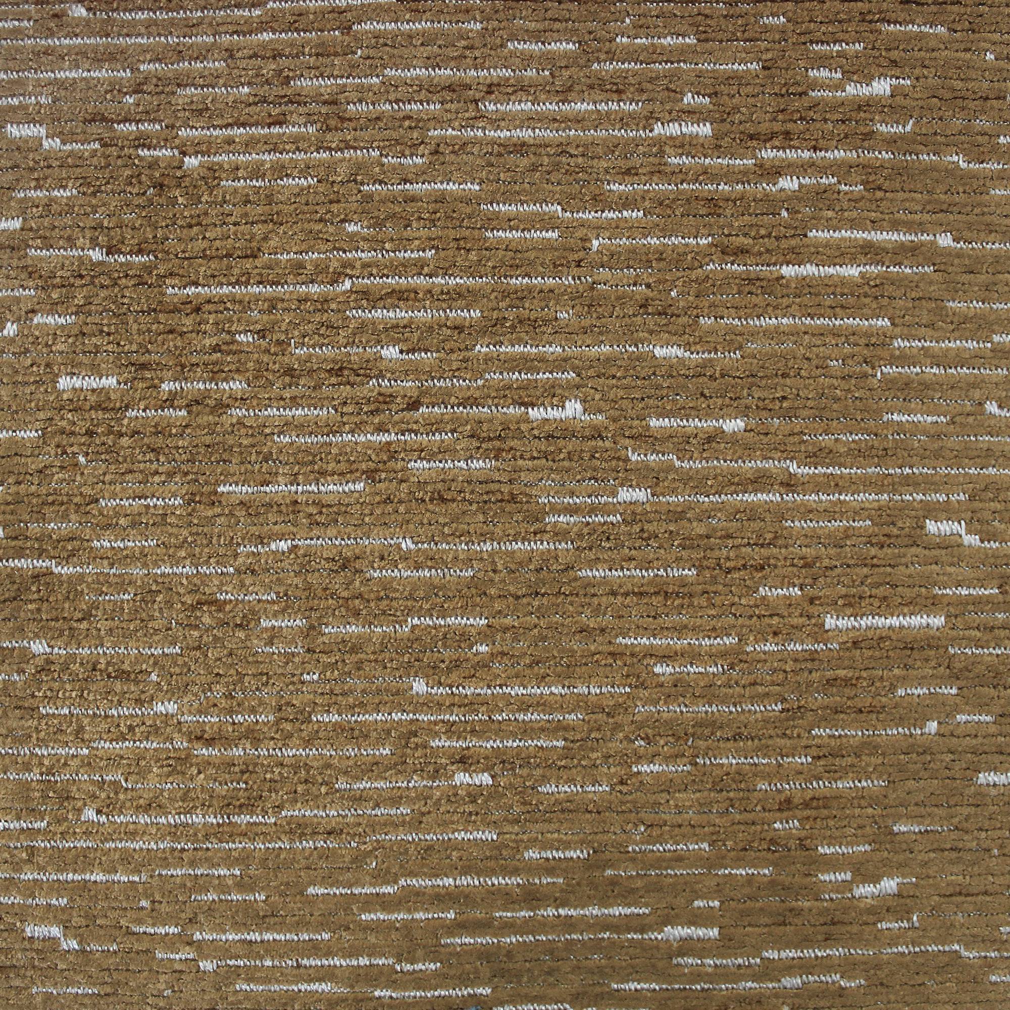 Dima fabric in color Mocha showcasing fabric striped solid chenille jacquard upholstery fabric.