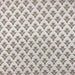 Dominic fabric in color Mocha showcasing fabric two tone floral jacquard drapery & curtain fabric.