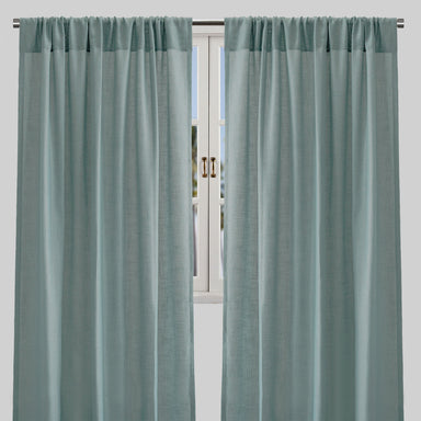 Ronan Curtain Panels | Solid Linen Look Sheer