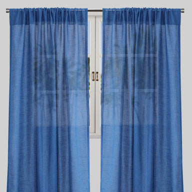 Ronan Curtain Panels | Solid Linen Look Sheer