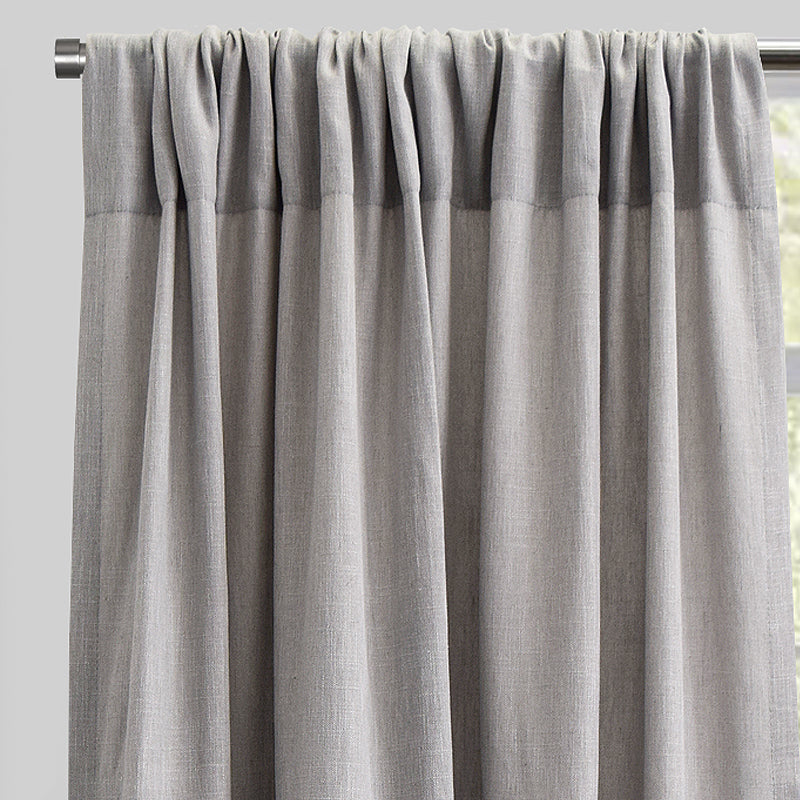 Saint Curtain Panels | Solid Linen Blend