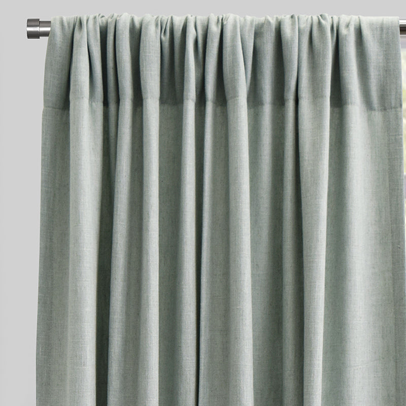 Saint Curtain Panels | Solid Linen Blend