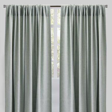 Saint Curtain Panels | Solid Linen Blend