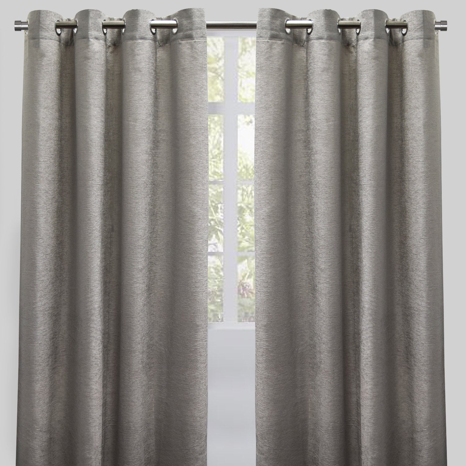 Throne Curtain Panels | Solid Textured Chenille