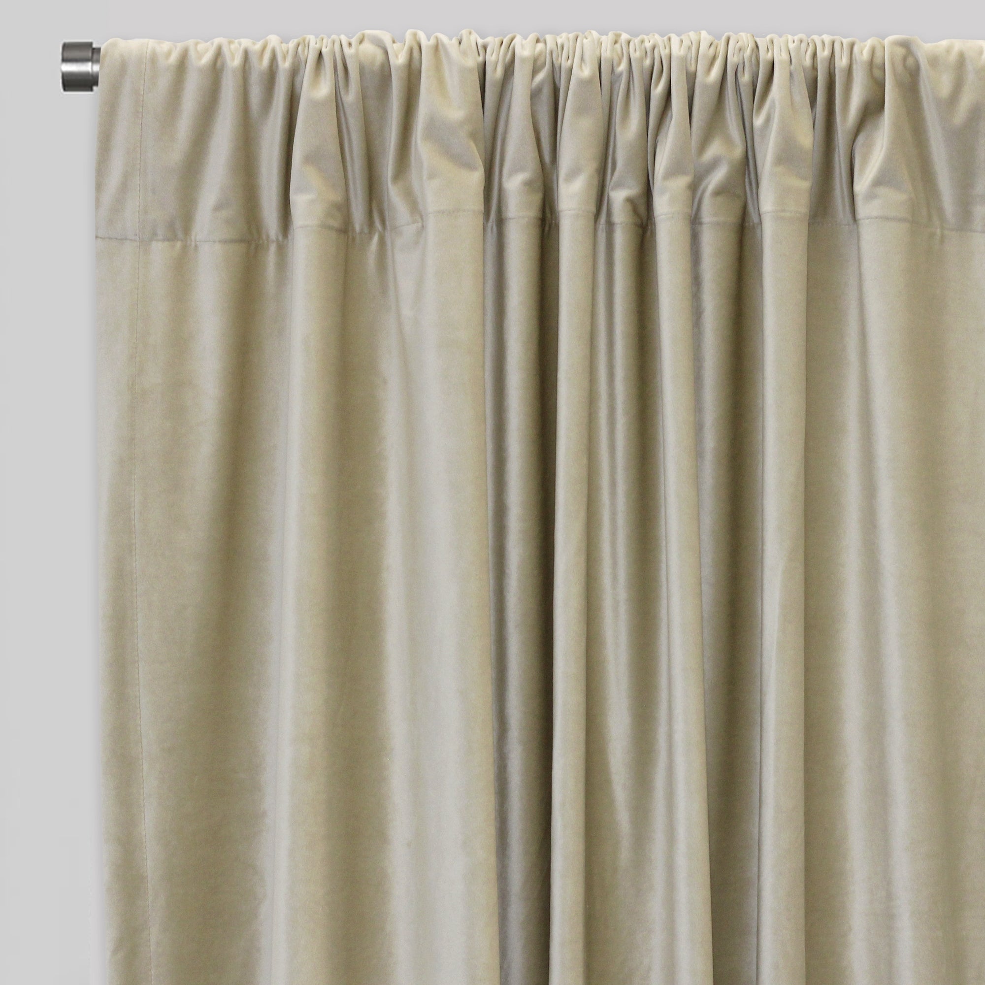 Tuscan Curtain Panels | Shiny Solid Velvet