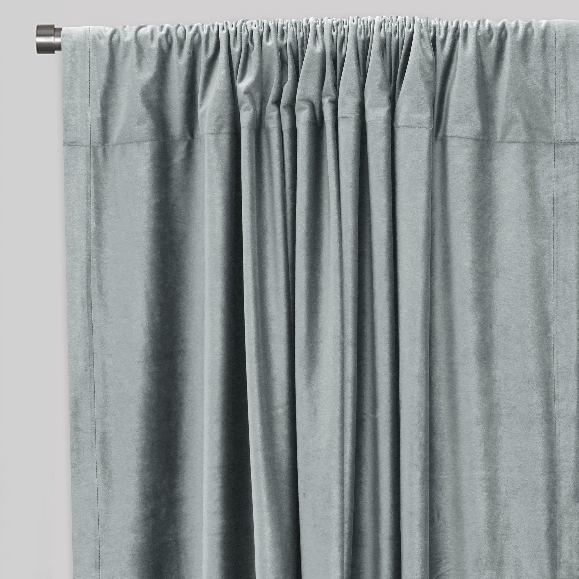 Tuscan Curtain Panels | Shiny Solid Velvet