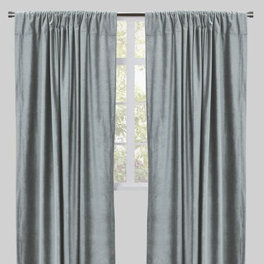 Tuscan Curtain Panels | Shiny Solid Velvet