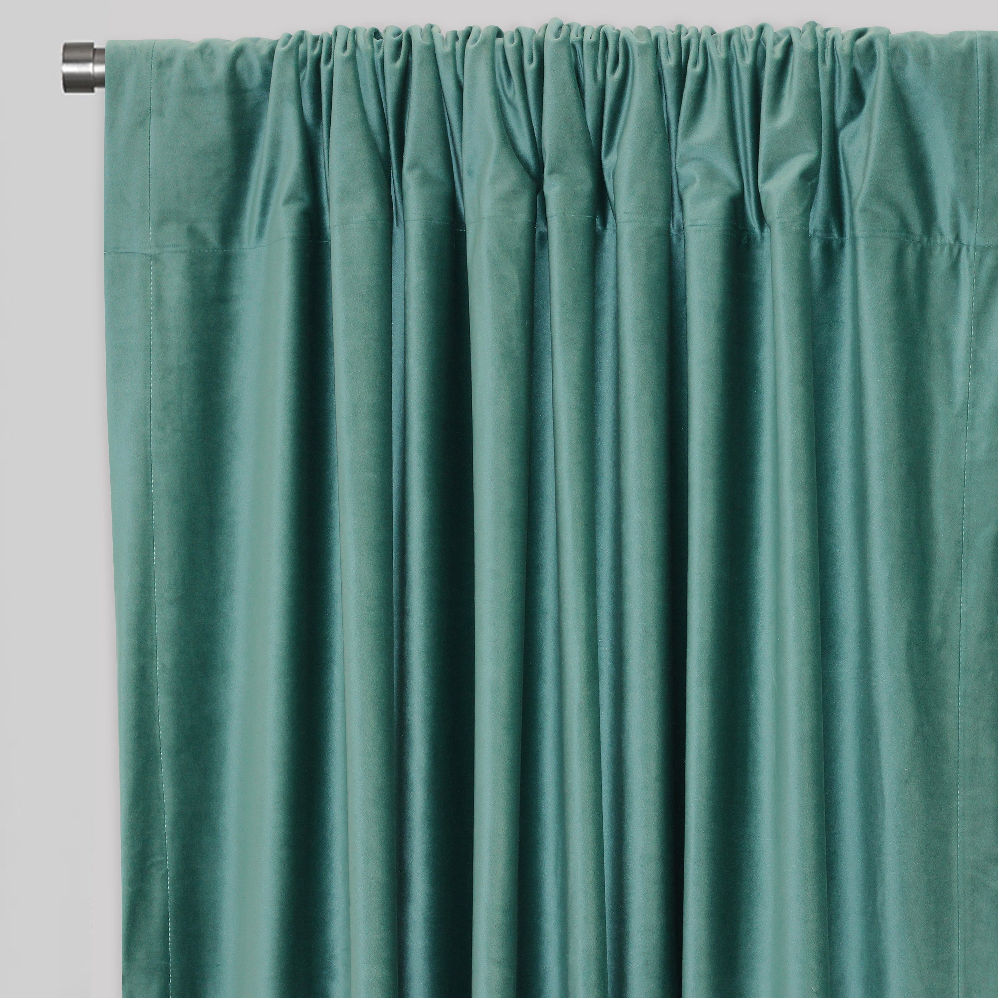 Tuscan Curtain Panels | Shiny Solid Velvet