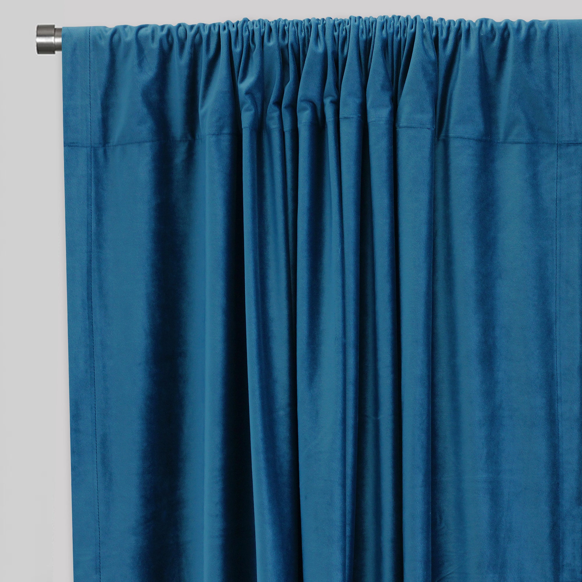 Tuscan Curtain Panels | Shiny Solid Velvet