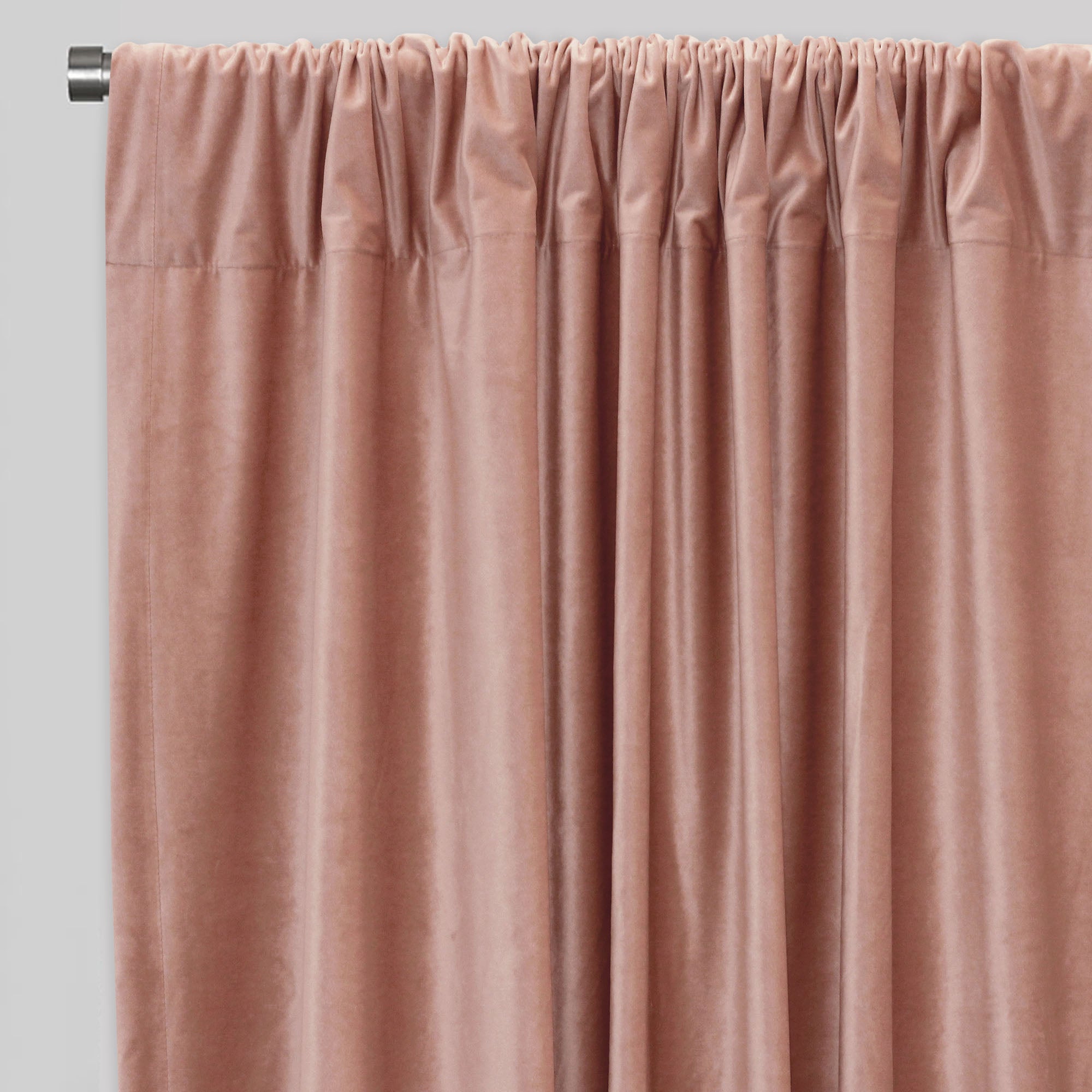 Tuscan Curtain Panels | Shiny Solid Velvet