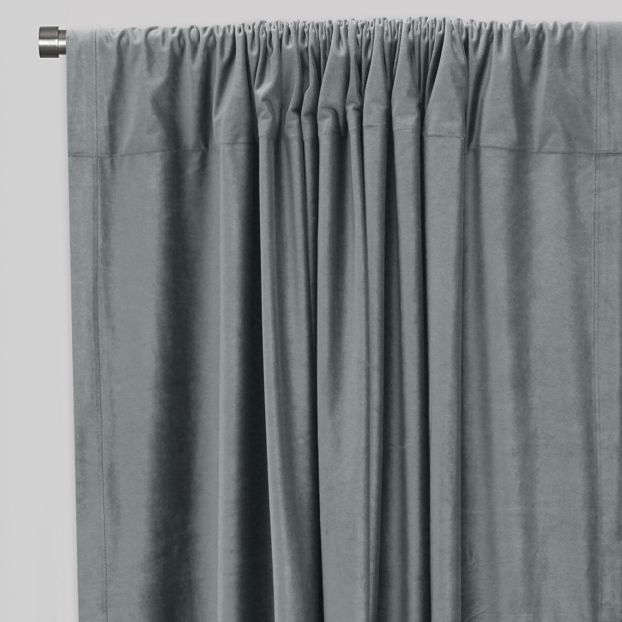 Tuscan Curtain Panels | Shiny Solid Velvet