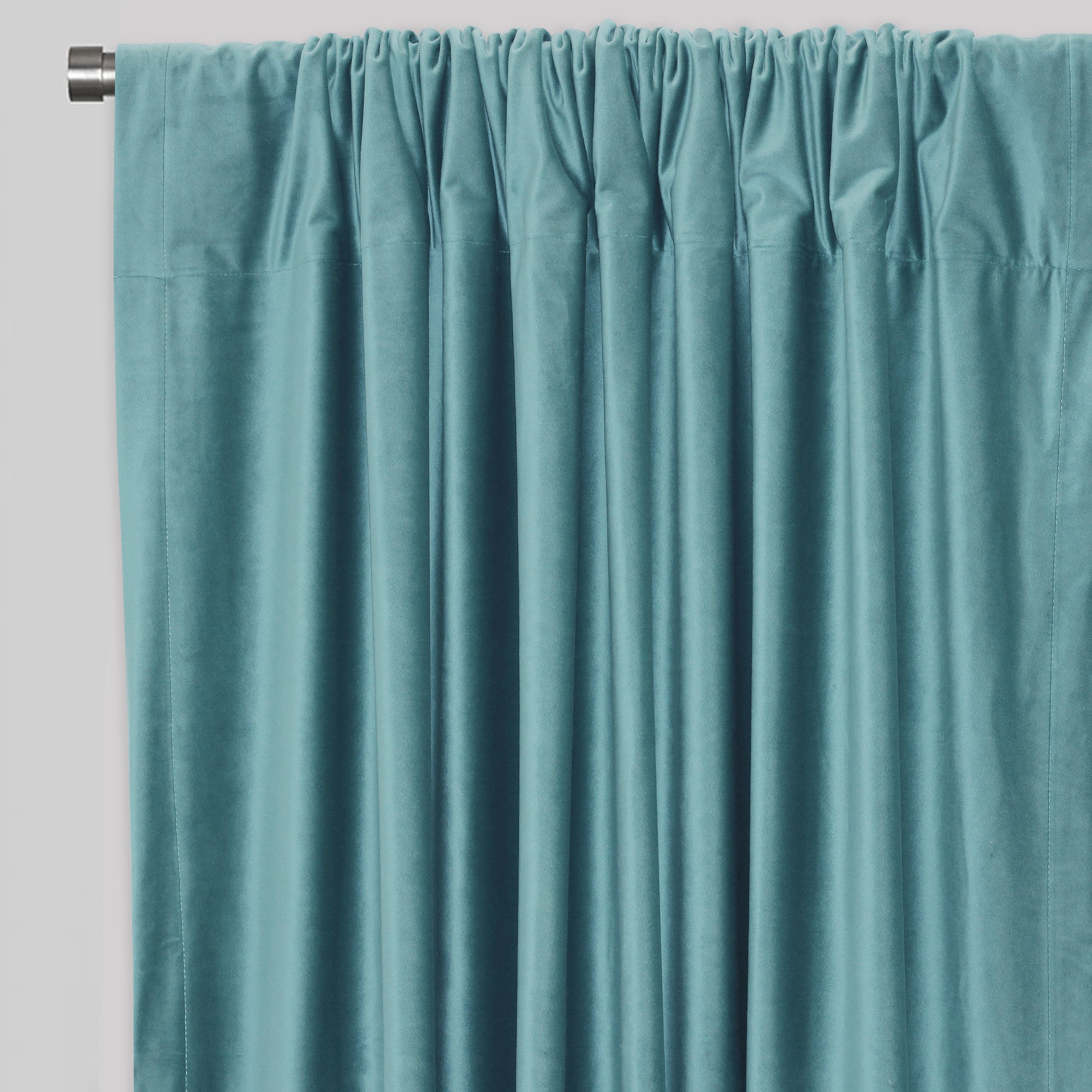 Tuscan Curtain Panels | Shiny Solid Velvet