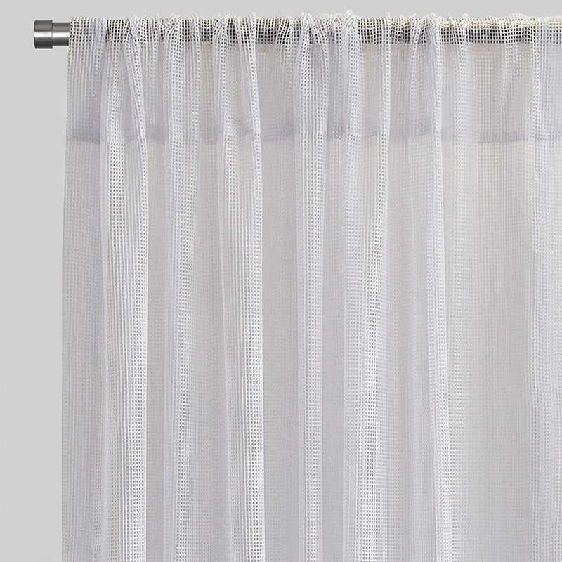 Zone Curtain Panels | Solid Net-Like Sheer